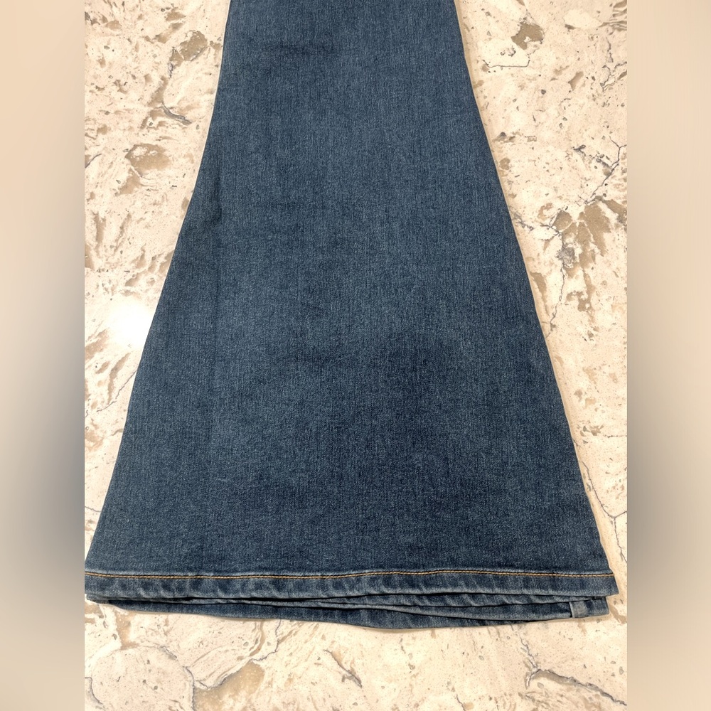 Free People Stella Blue Flare Jeans - Picture 14 of 16